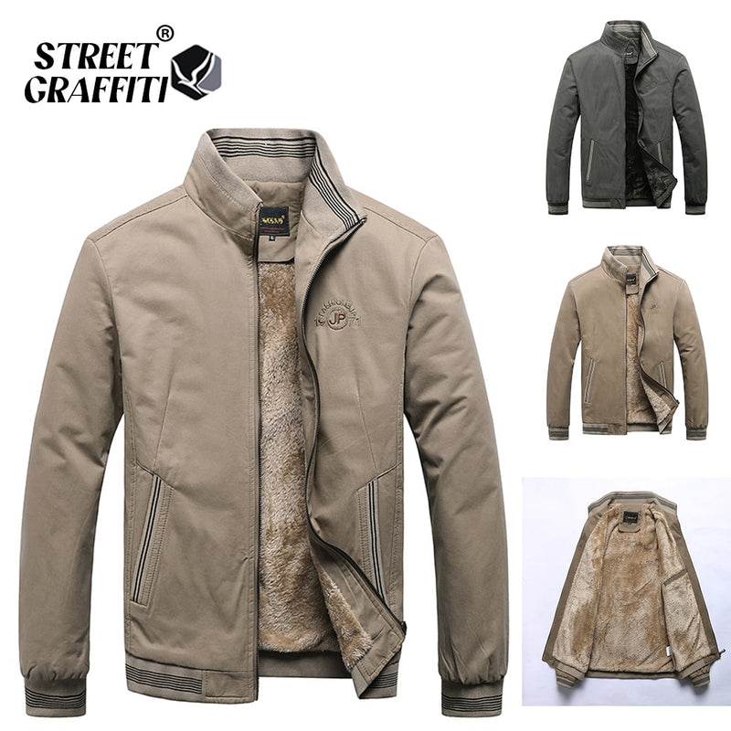 Jaqueta Masculina STREET GRAFFITI 100% Algodão | Casual para os Apaixonados por Beleza e Conforto