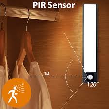 Luz de LED Ultrafina com SENSOR DE MOVIMENTO e Carregamento USB