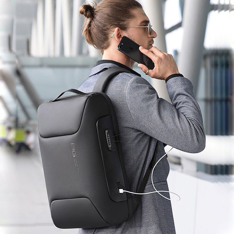 Mochila de Luxo à Prova D'água com Carregamento Via USB